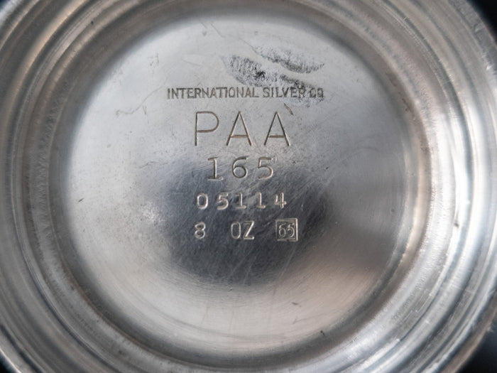 Pan Am Airlines Silver Plate Sugar And Creamer Set 1965 Hotel Military RR Silver