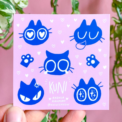 Radhia Rahman: Kuni Sticker Sheets