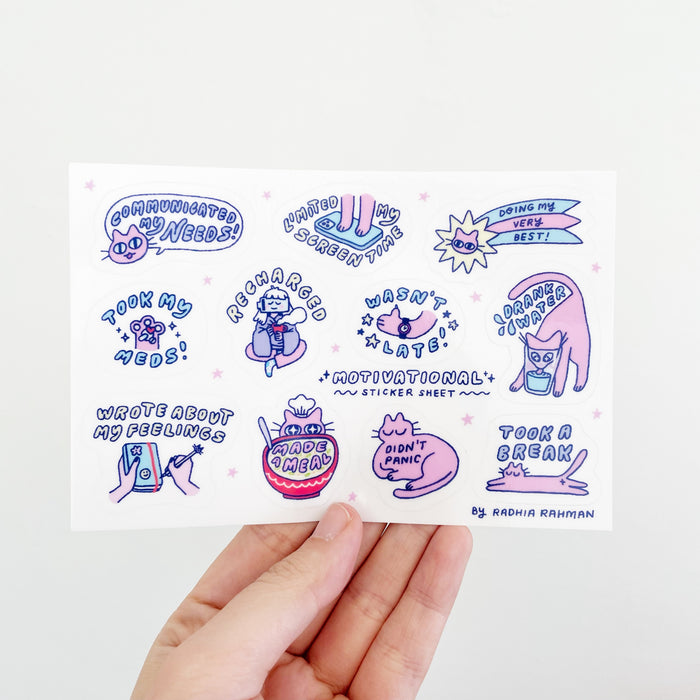 Radhia Rahman: Kuni Sticker Sheets