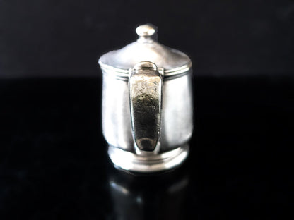 Rare Silver Soldered Teapot Schaber Cafeteria Los Angeles 1928 Opening Year Hotel Military RR Silver