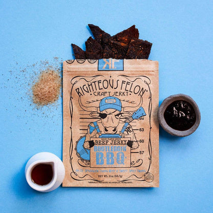 Righteous Felon Bootleggin' BBQ Beef Jerky 2oz - Wichita Home Outlet