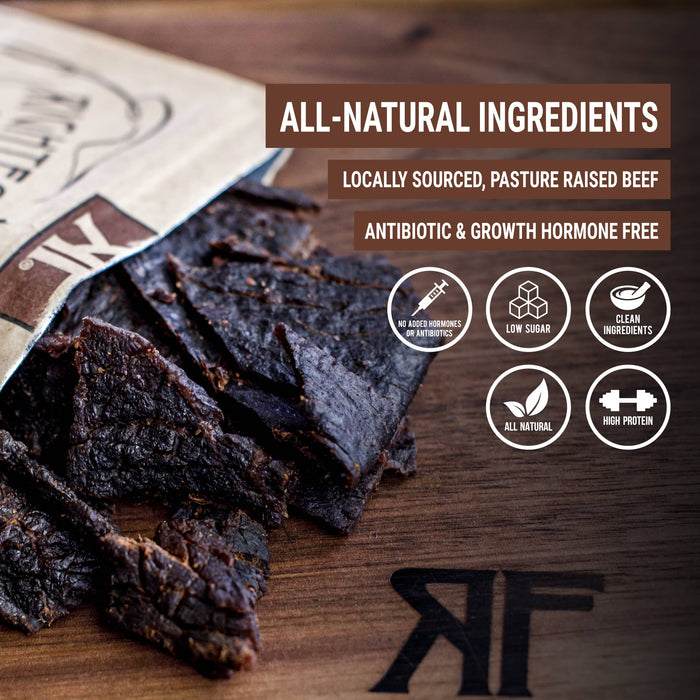 Righteous Felon Bourbon Franklin Beef Jerky 2oz - Wichita Home Outlet