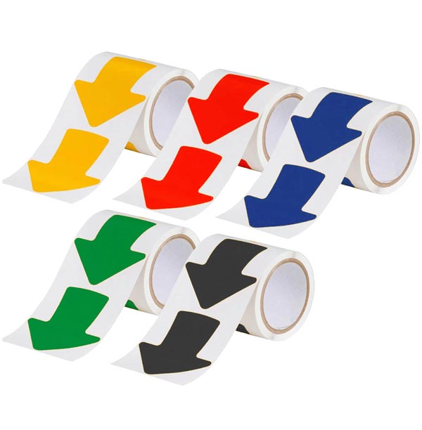 Roll of 100 Adhesive Arrows