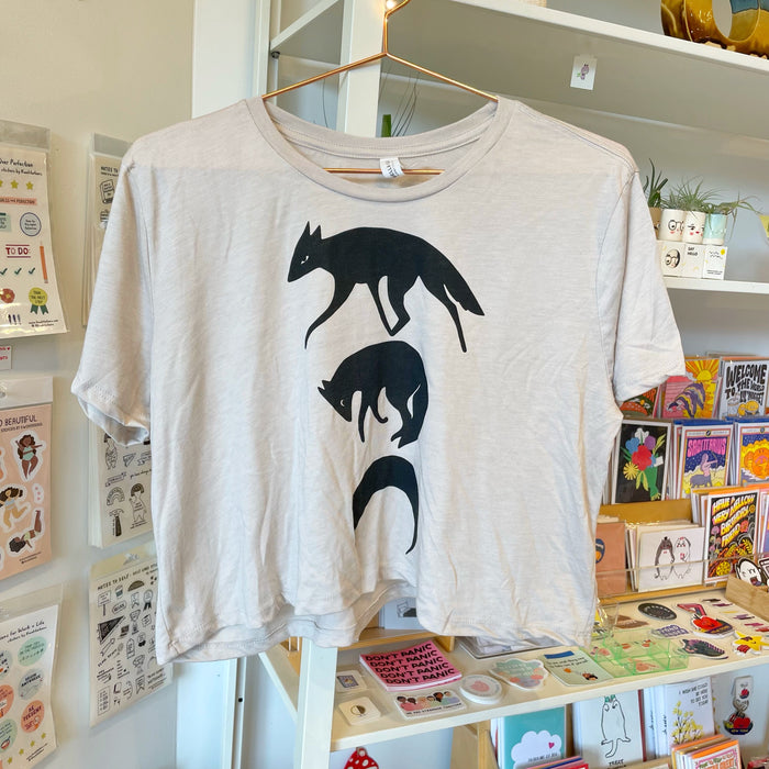 Sarofox: Moon Phases Cropped T-shirt