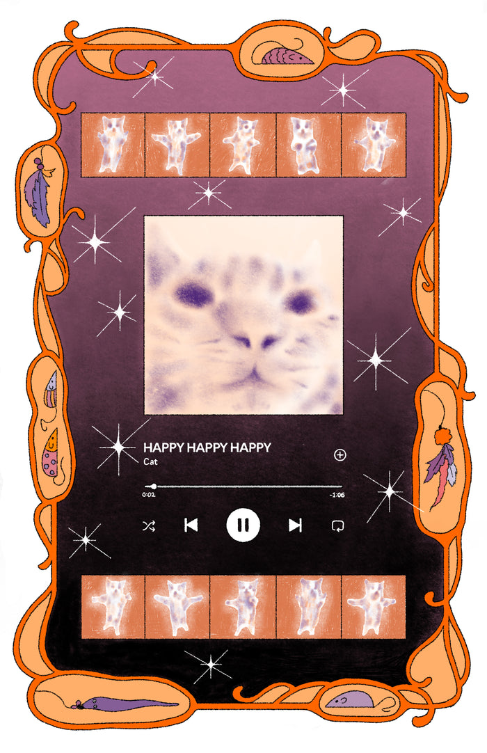 Sarula Bao: Happy Happy Happy Print