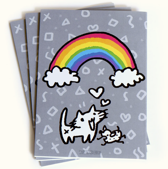 Shattered Earth: Squiggle Cat Notebook