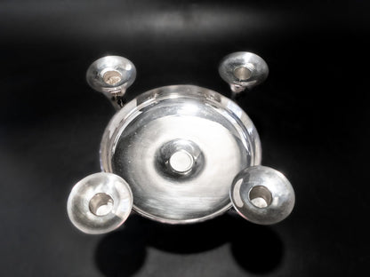 Silver Plate Epergne Vase Candle Holder Spritzer And Fuhrmann Silver And Silverplate