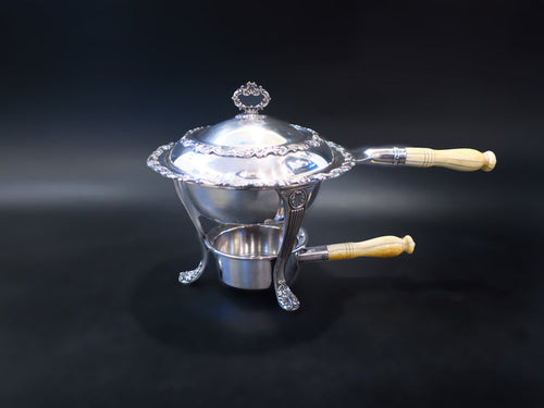 Silver Soldered Chafing Dishing Buffet Stand By Gorham Silver And Silverplate
