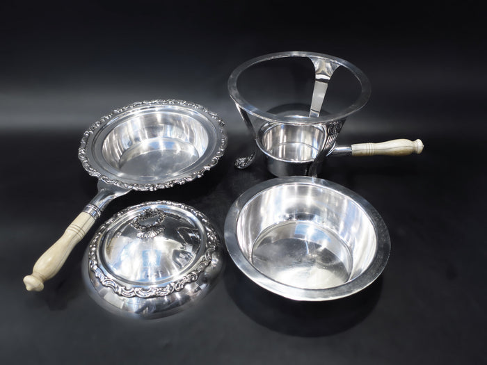 Silver Soldered Chafing Dishing Buffet Stand By Gorham Silver And Silverplate