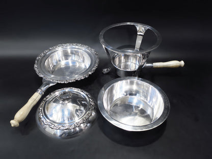 Silver Soldered Chafing Dishing Buffet Stand By Gorham Silver And Silverplate