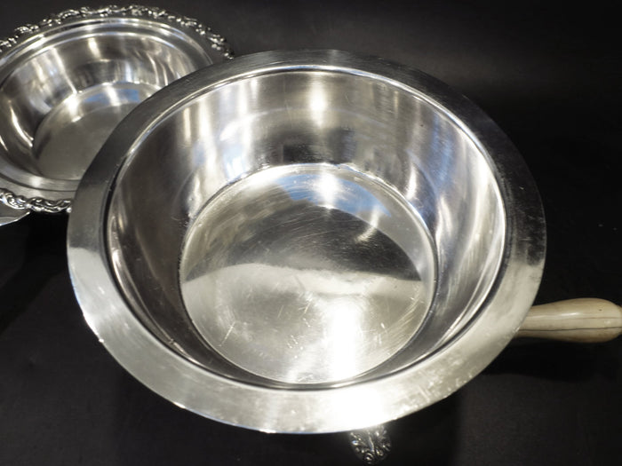 Silver Soldered Chafing Dishing Buffet Stand By Gorham Silver And Silverplate
