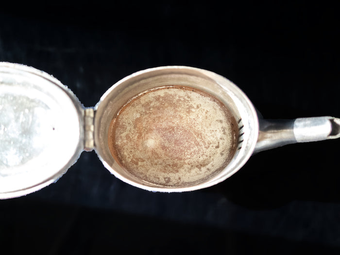 Silver Soldered Teapot Barming Hospital England 1927 RARE Art Deco Hotel Military RR Silver