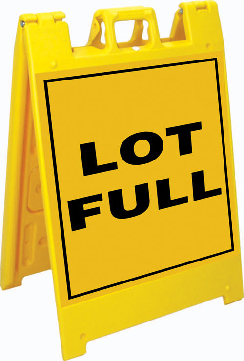 Squarecade™ 36 Fold-Up Sign - Lot Full