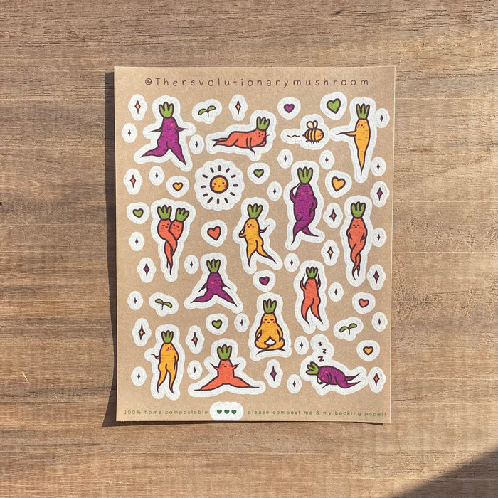 The Revolutionary Mushroom: Sticker Sheets