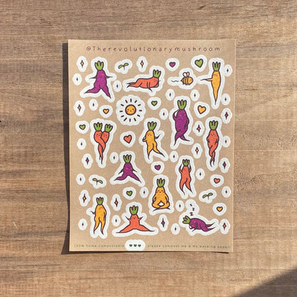 The Revolutionary Mushroom: Sticker Sheets