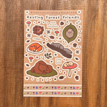 The Revolutionary Mushroom: Sticker Sheets