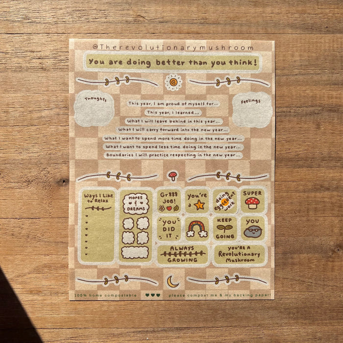 The Revolutionary Mushroom: Sticker Sheets