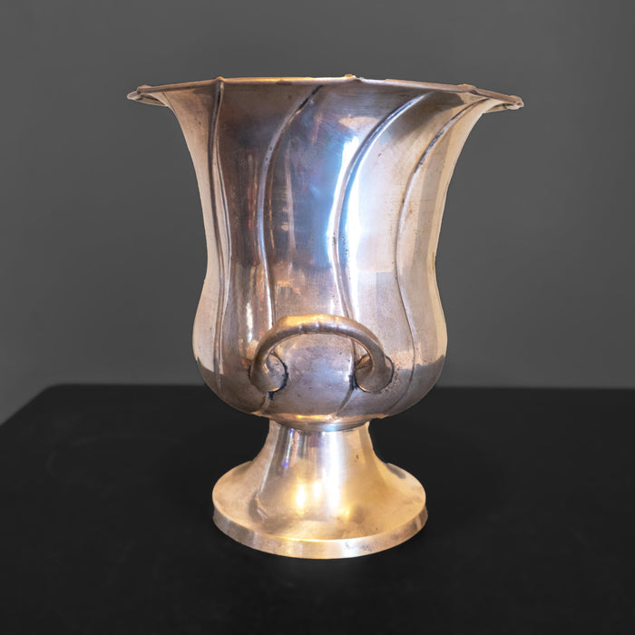 Vintage Brass Loving Cup Champagne Chiller Ice Bucket