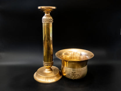 Vintage Brass Standing Champagne Bucket Ice Bucket Stand Planter Ice Buckets