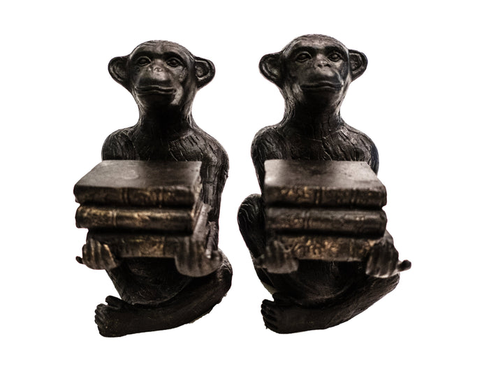Vintage Cast Iron Monkey Bookends Andrea Sadek Chopsticks