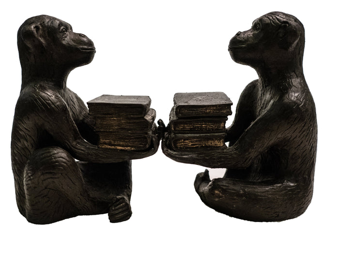 Vintage Cast Iron Monkey Bookends Andrea Sadek Chopsticks