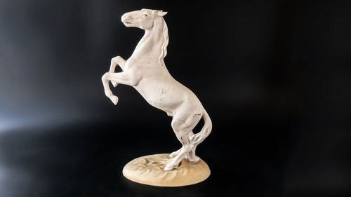 Vintage Royal Dux Rearing Horse Statue Figurine #327