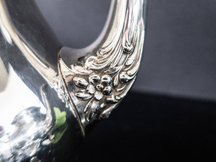 Vintage Silver Plate Du Barry Tea Set Coffee Service Set Wilcox IS