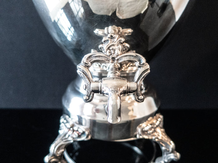 Vintage Silver Plate Electric Coffee Urn Percolator Dispenser