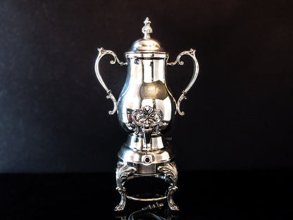 Vintage Silver Plate Samovar Coffee Urn Percolator Electric Tea and Coffee Sets