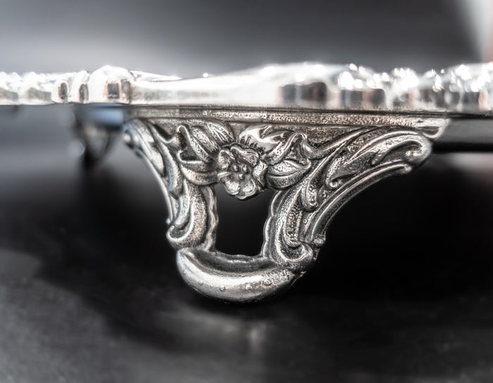 Vintage Silverplate Serving Tray Countess By Webster Wilcox Trays