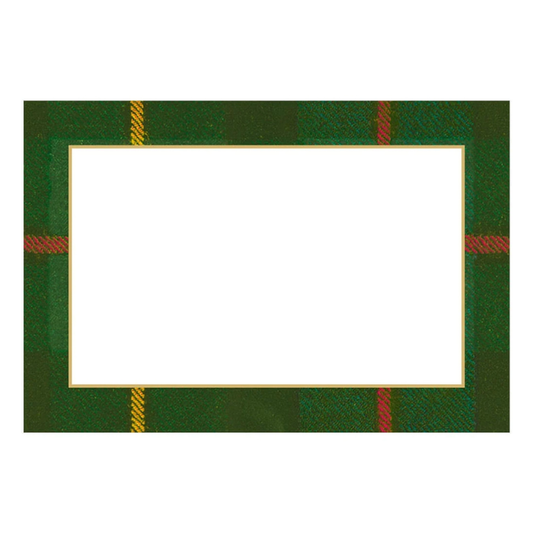 William Tartan Blue Place Cards - Becket Hitch