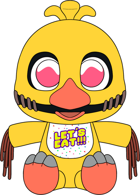 Withered Chica Plush (9in)