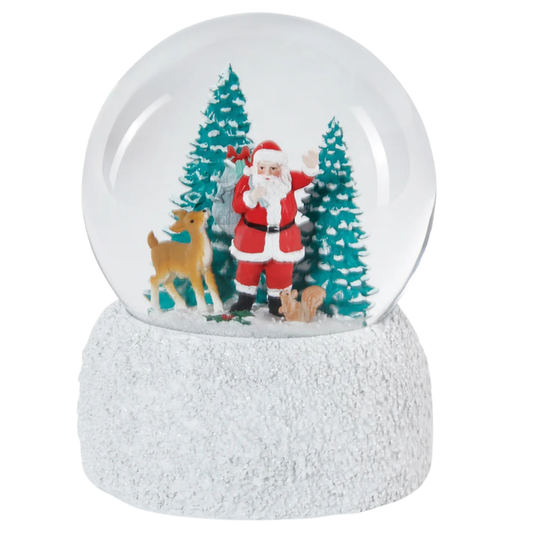 Woodland Santa Water Globe - Becket Hitch