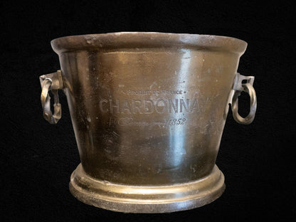 XL Brass Tone Chardonnay Bourgogne Champagne Chiller Ice Bucket France