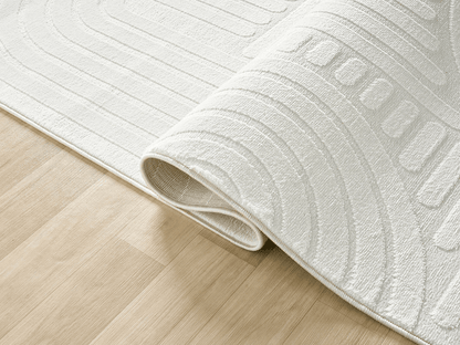 Zora 1018 Area Rug - 5' x 7' - Cloud - Wichita Home Outlet
