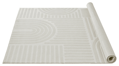 Zora 1018 Area Rug - 5' x 7' - Cloud - Wichita Home Outlet